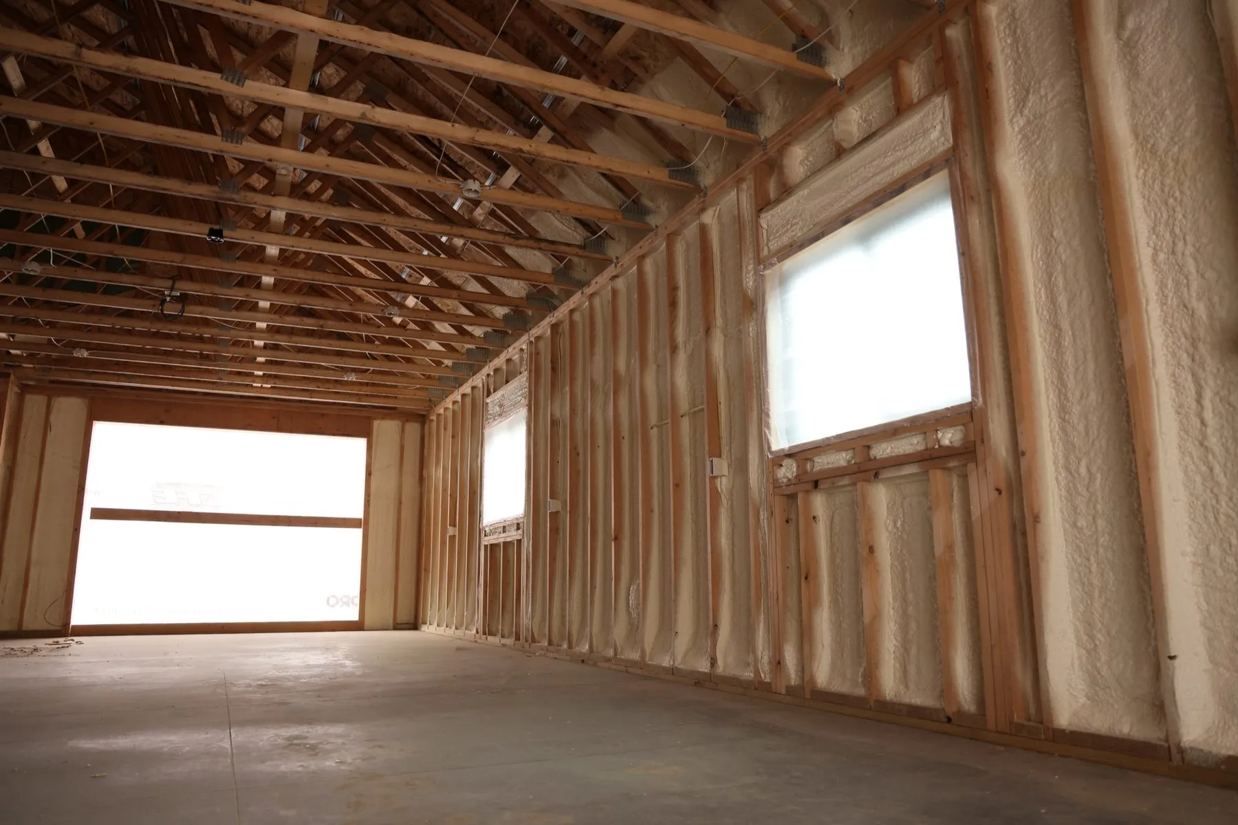 Spray foam insulation work in Tucson, Arizona